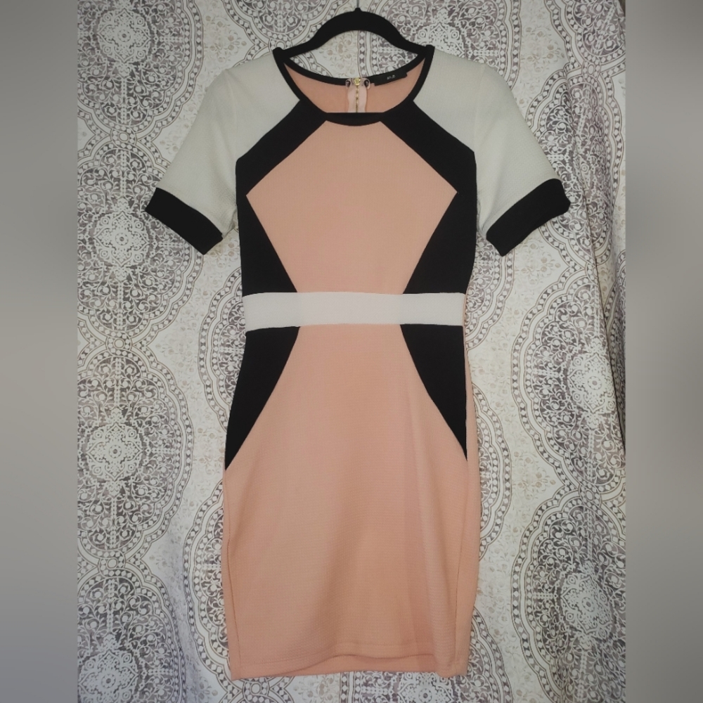 Body Con Dress Size M Multicolor